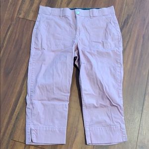 Gloria Vanderbilt Rhea Capri/crop pink, size 12